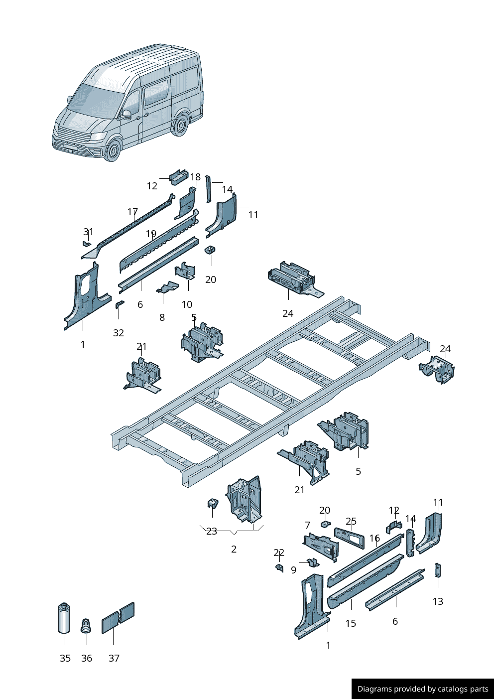 Car part diagram