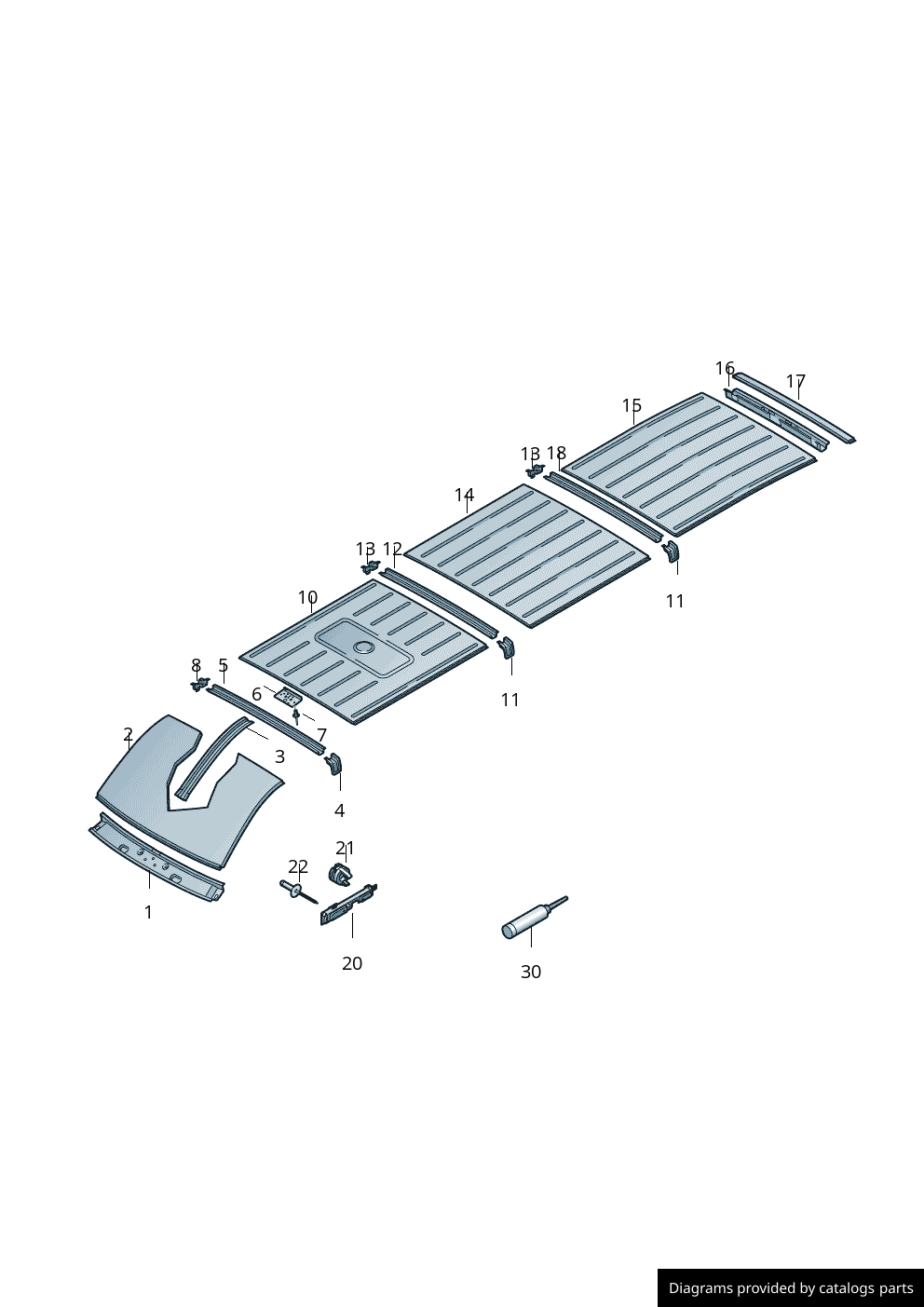 Car part diagram
