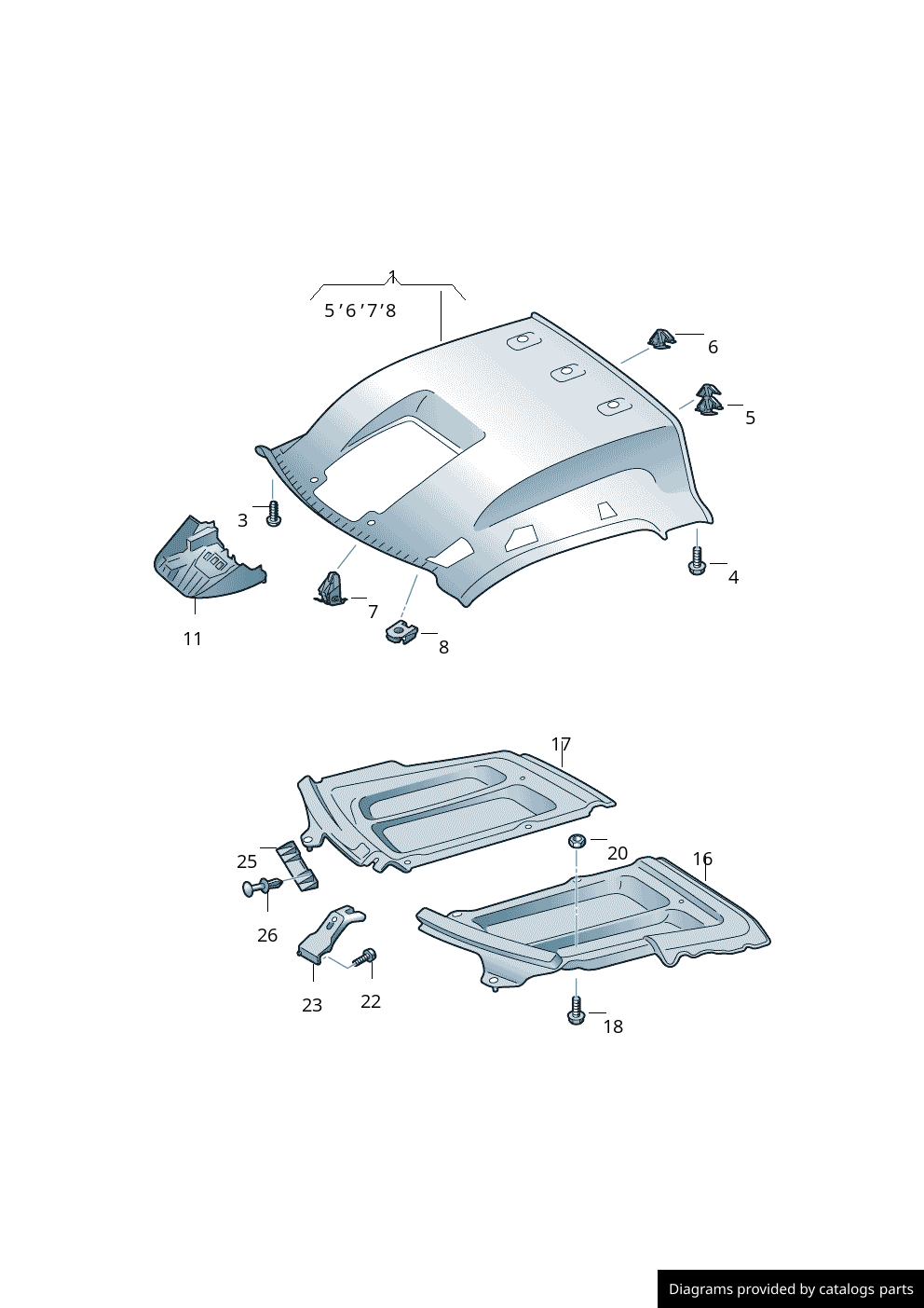 Car part diagram