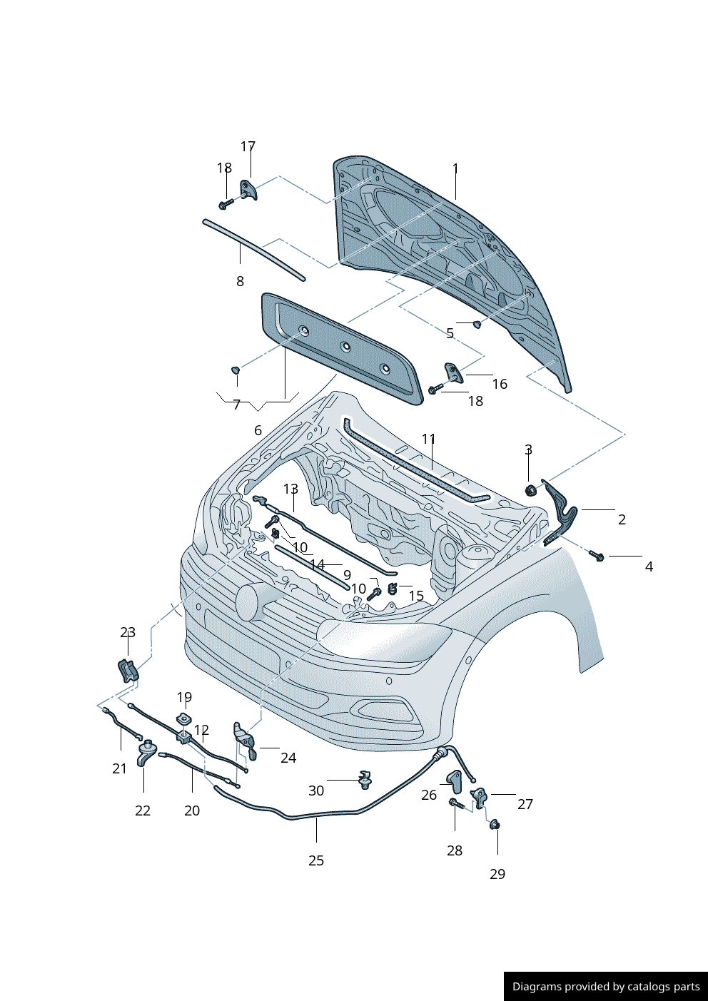 Car part diagram