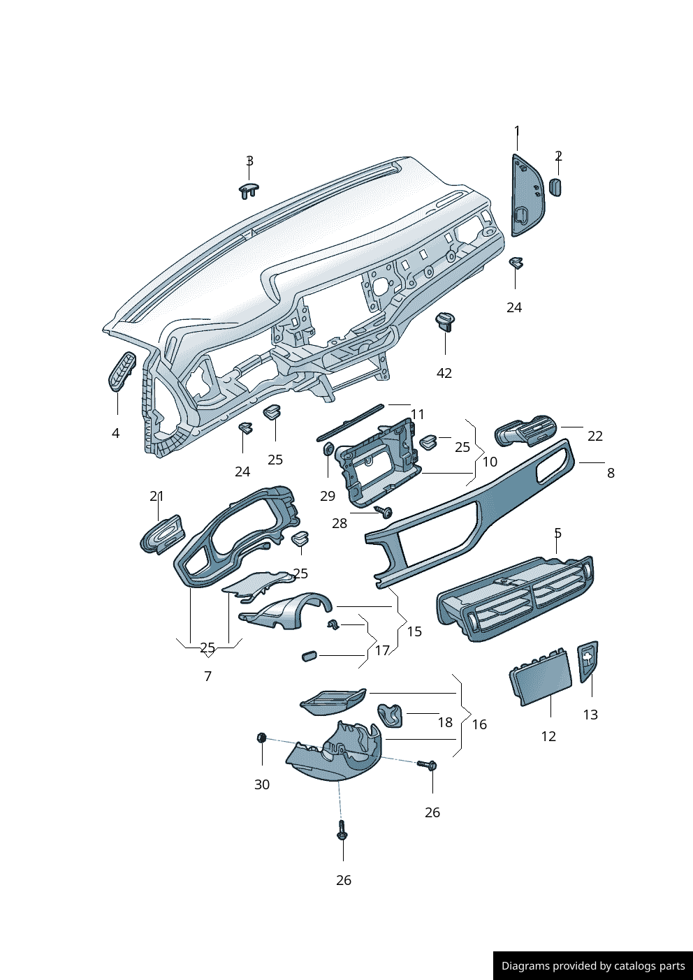 Car part diagram