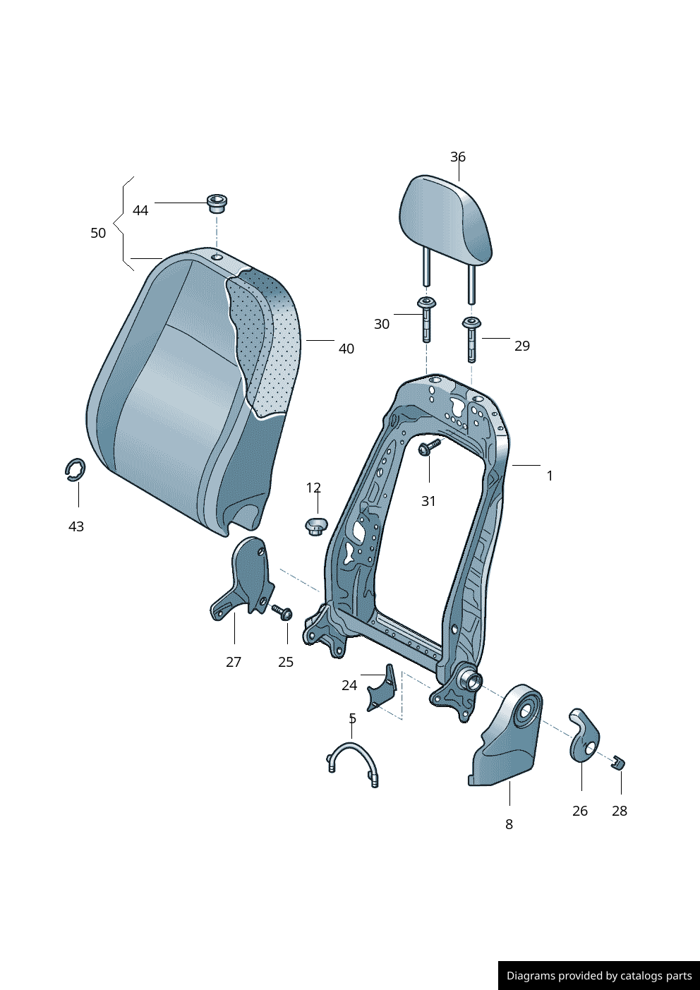Car part diagram