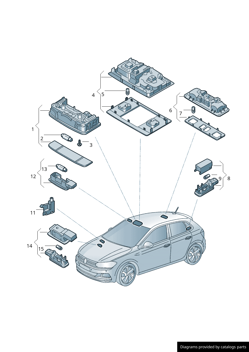 Car part diagram