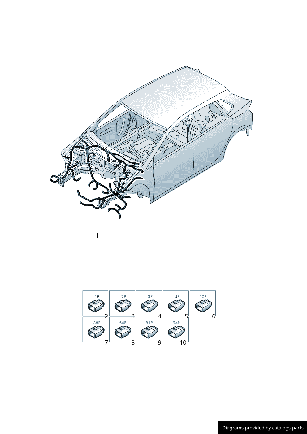 Car part diagram