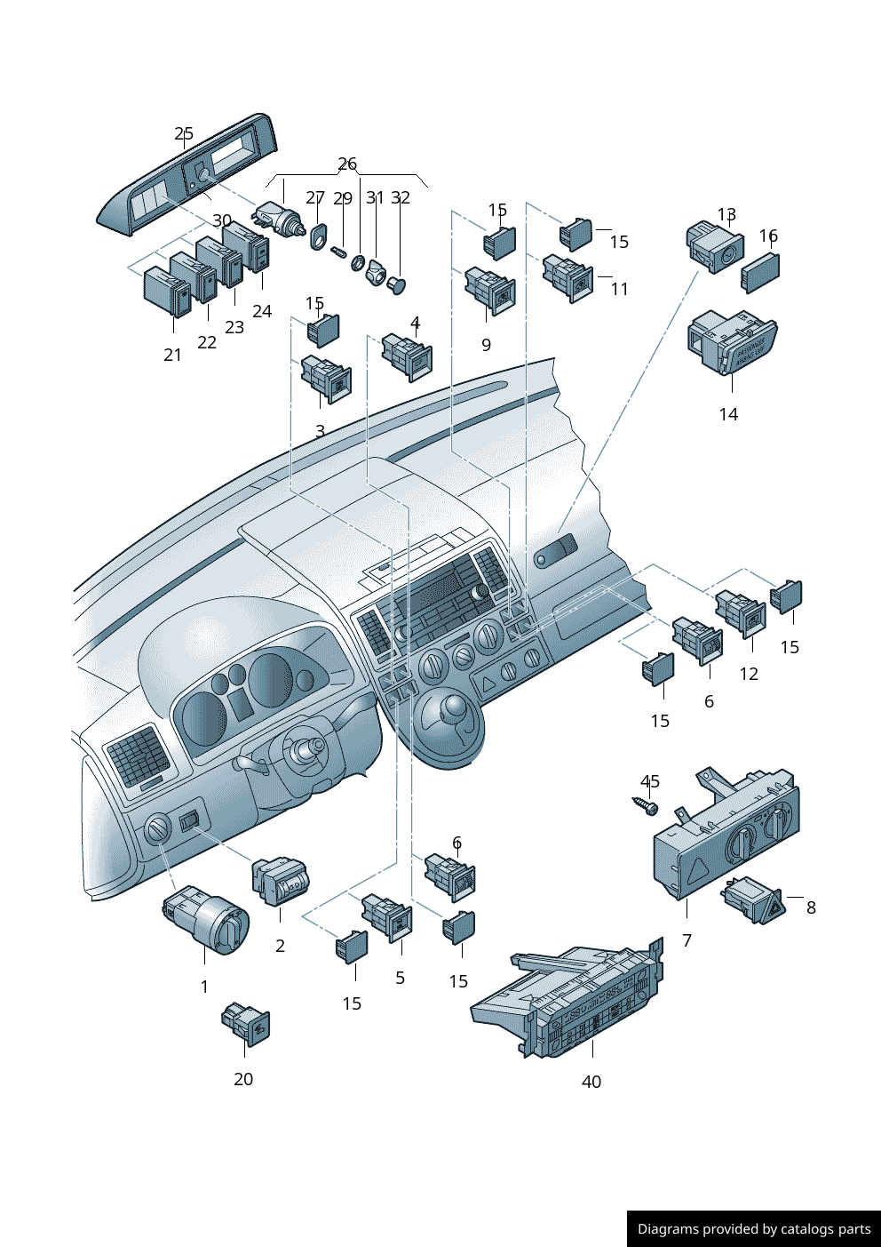 Car part diagram