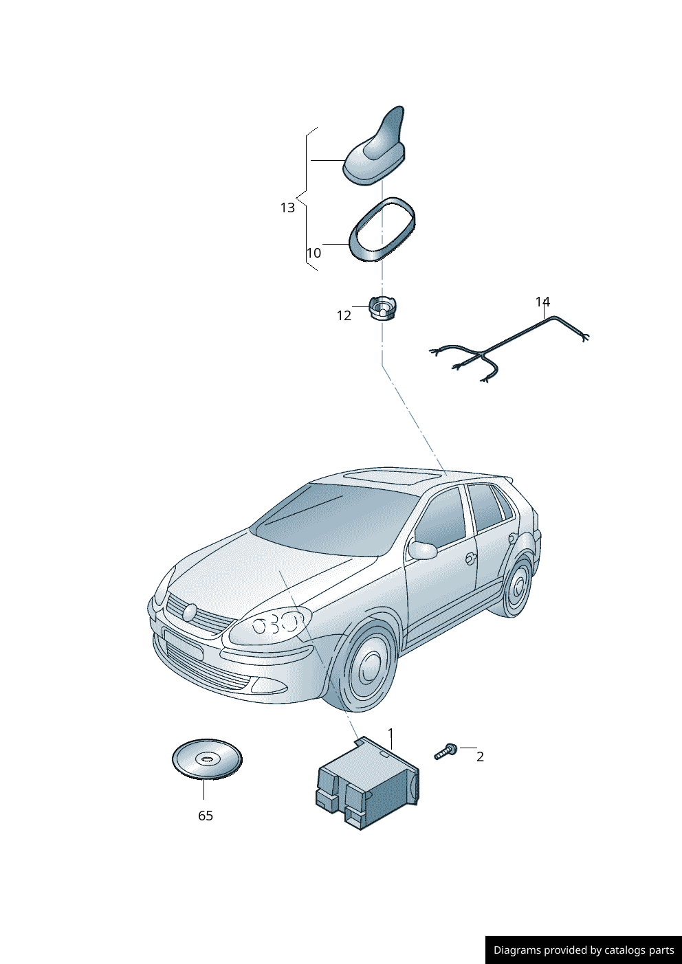 Car part diagram