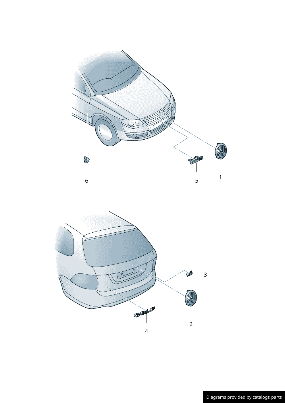Car part diagram
