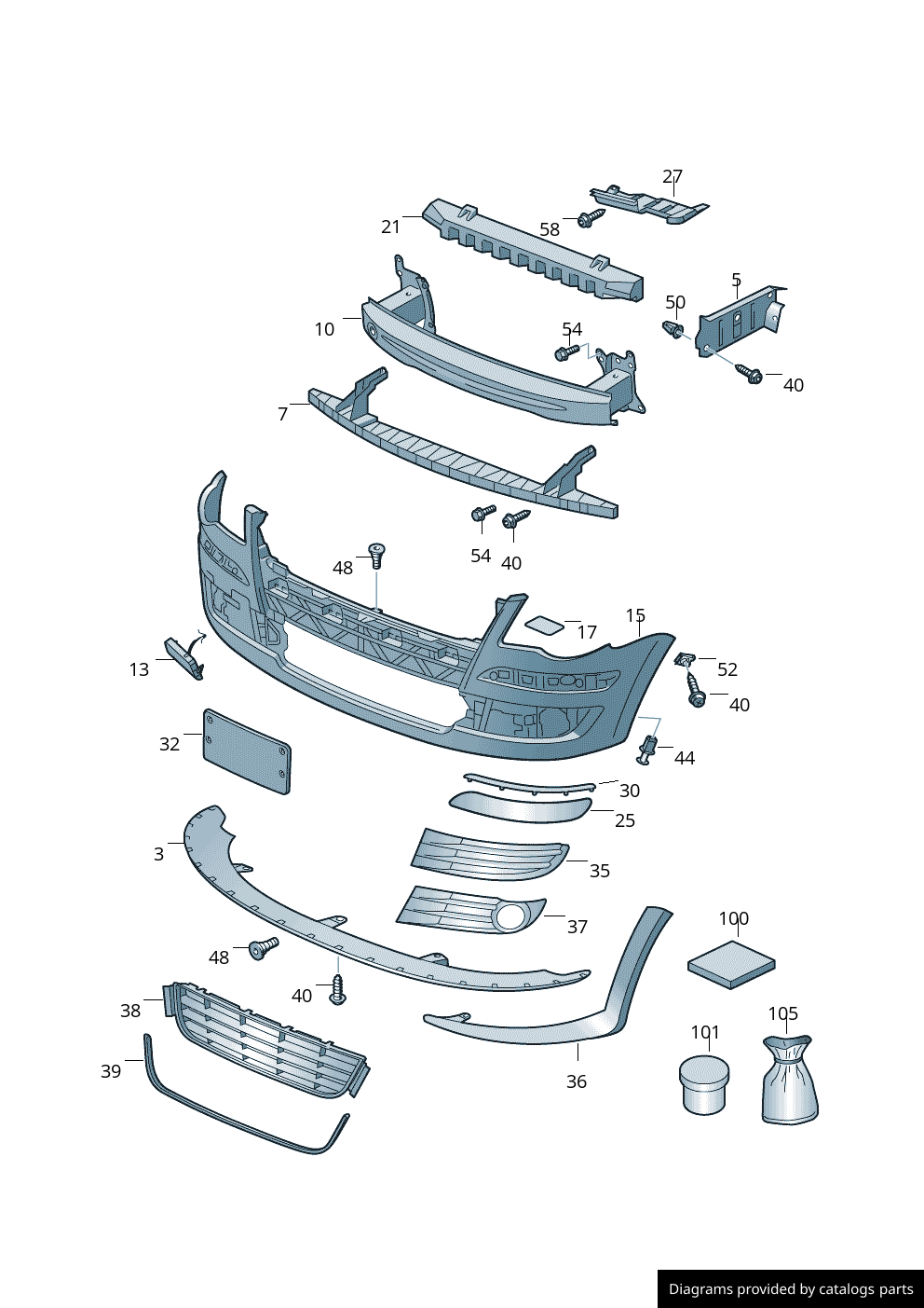 Car part diagram