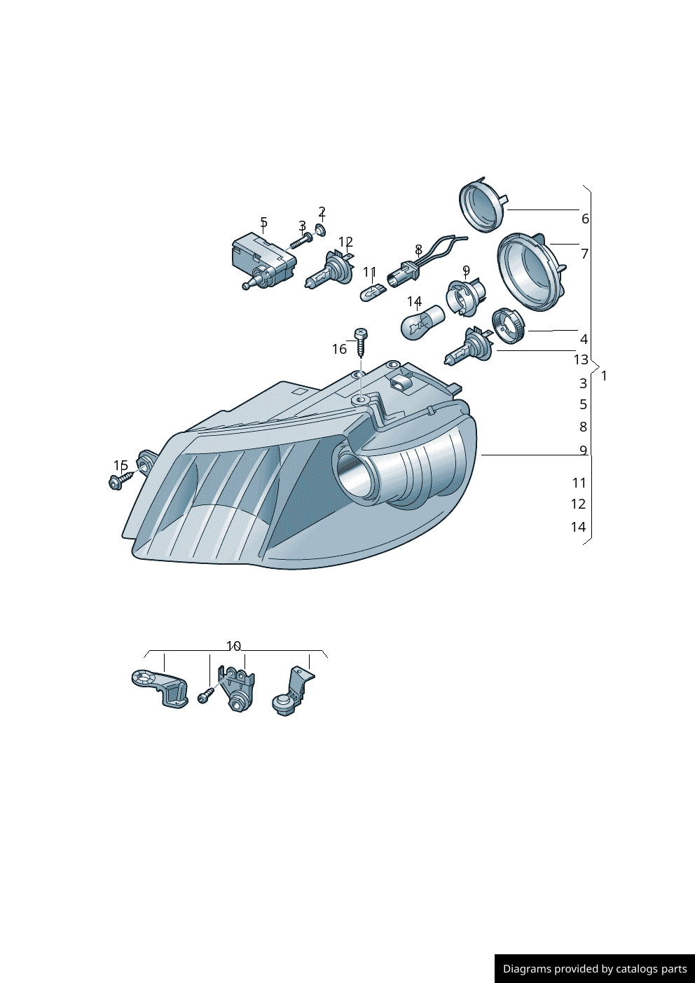 Car part diagram