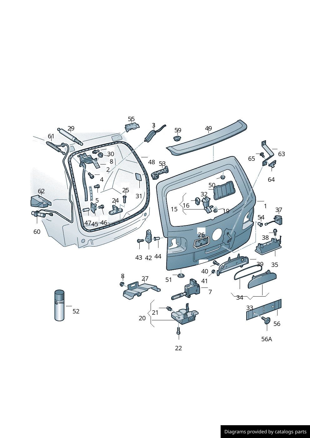 Car part diagram