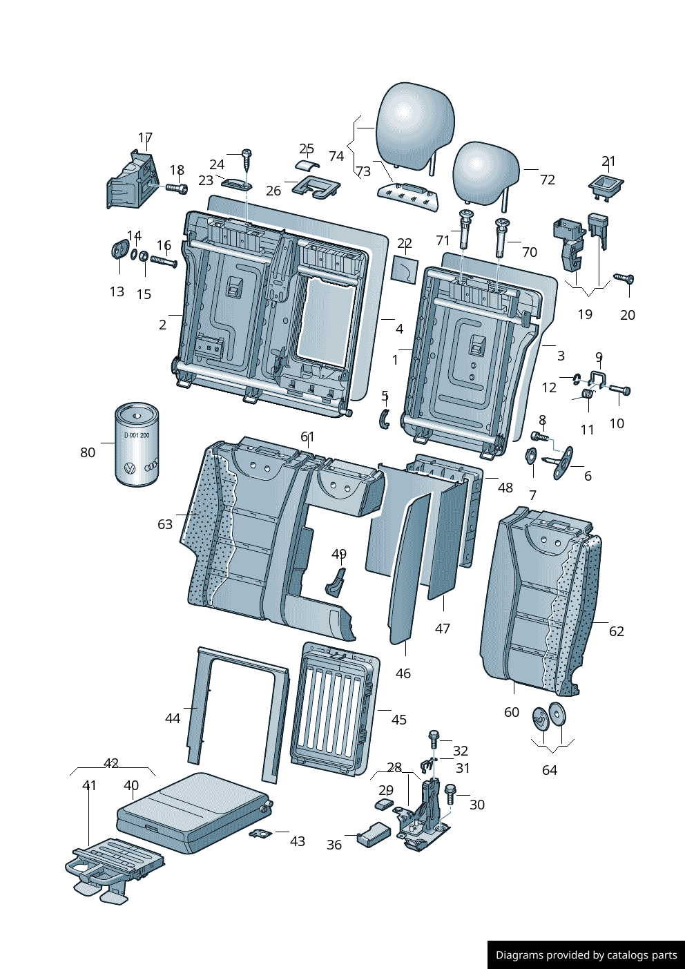 Car part diagram
