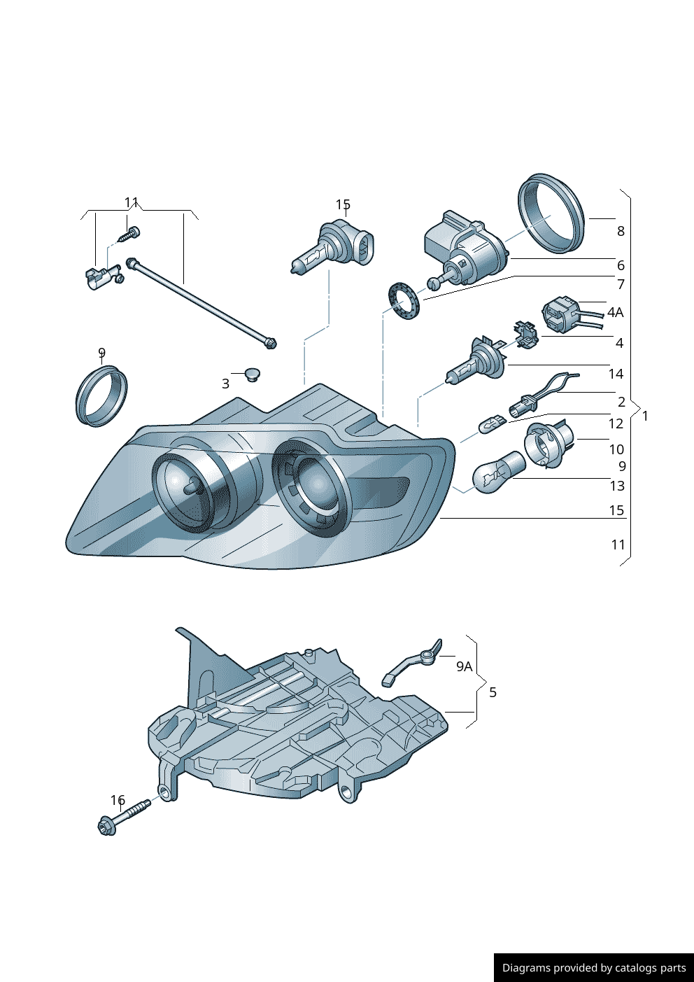 Car part diagram