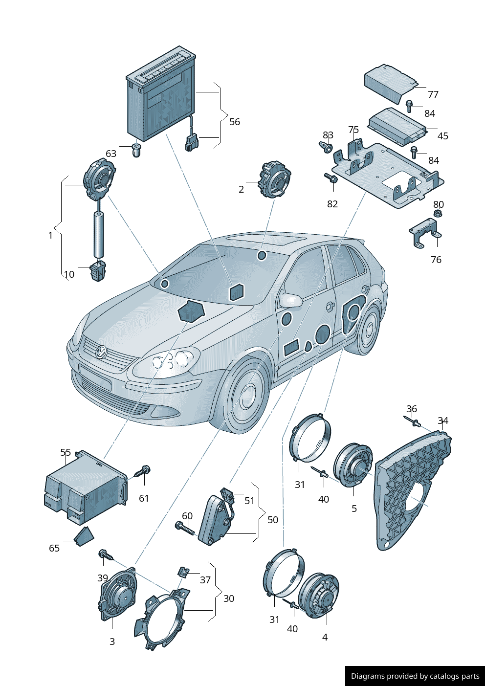 Car part diagram