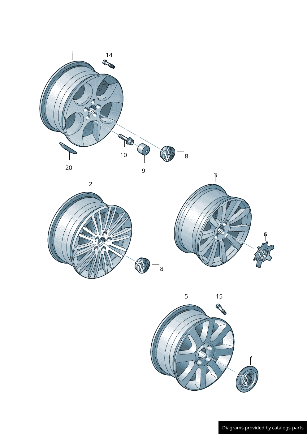 Car part diagram