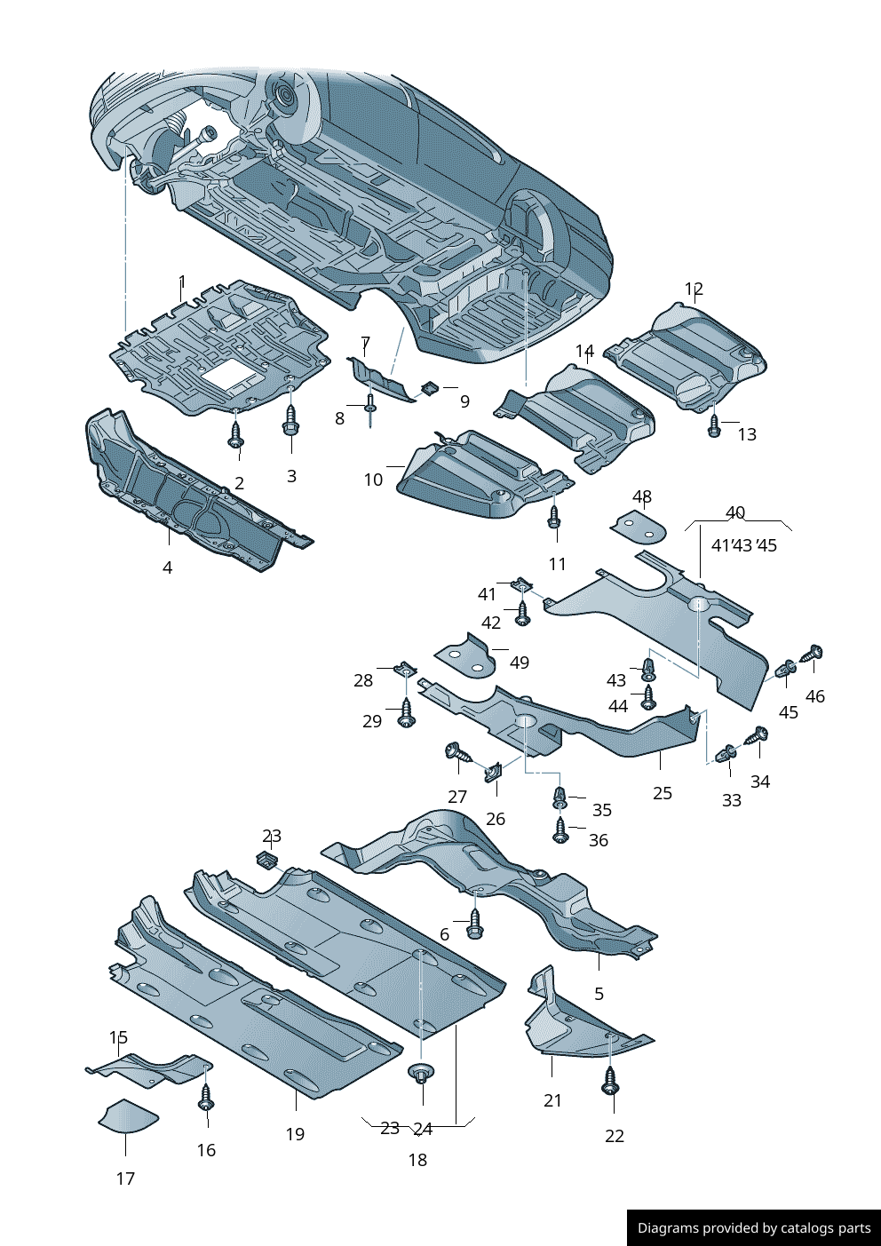 Car part diagram