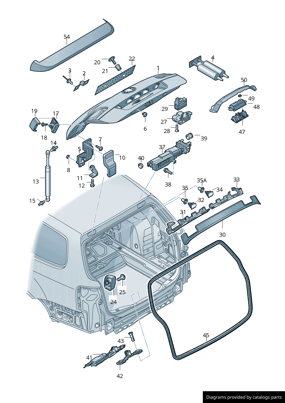 Car part diagram