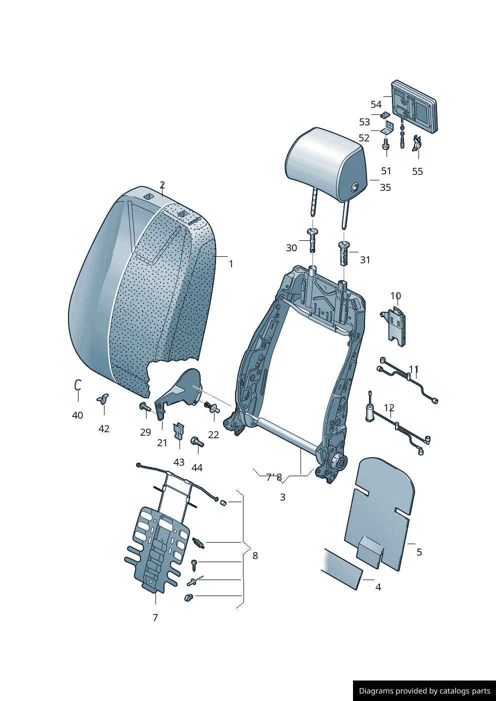 Car part diagram