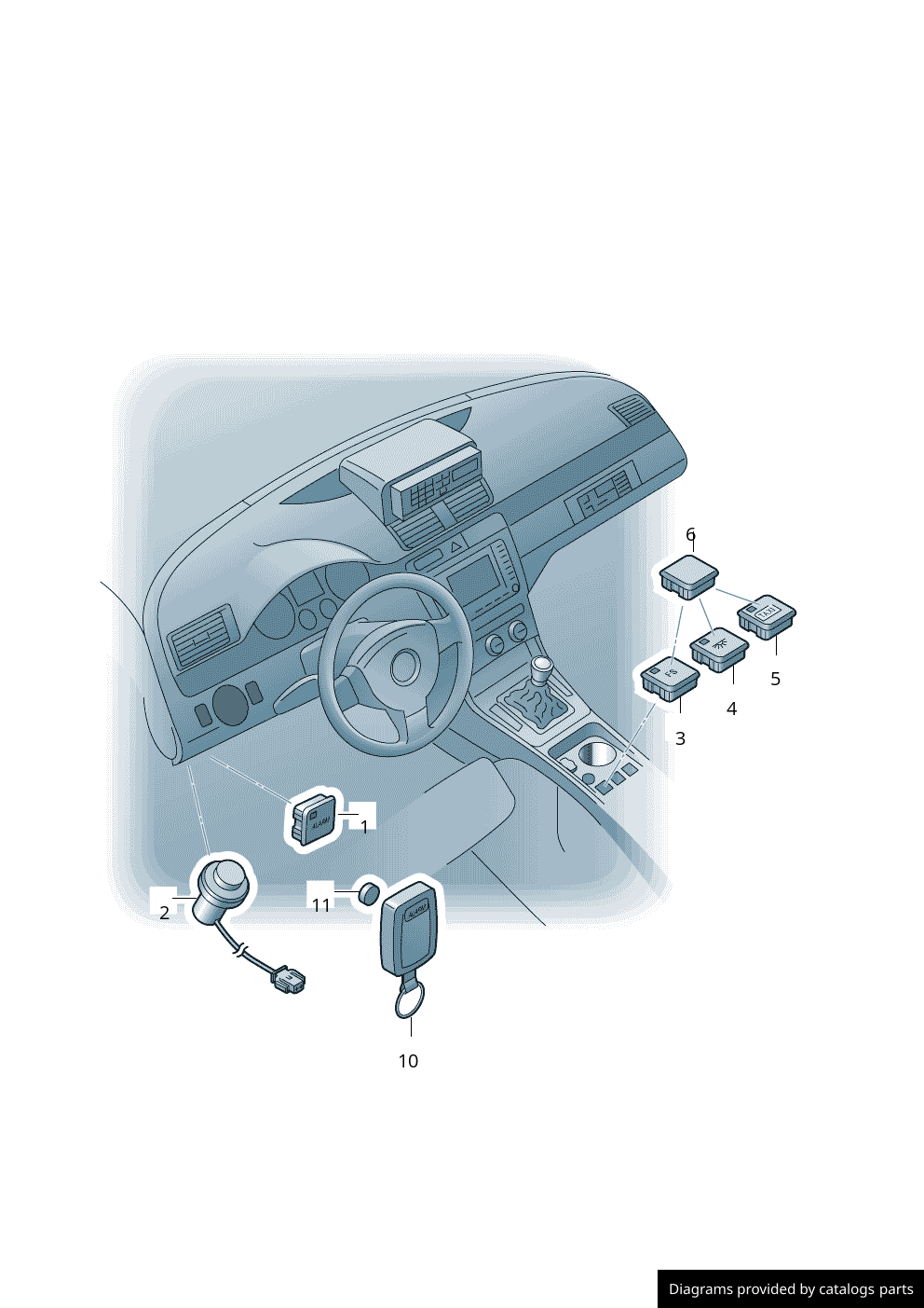 Car part diagram
