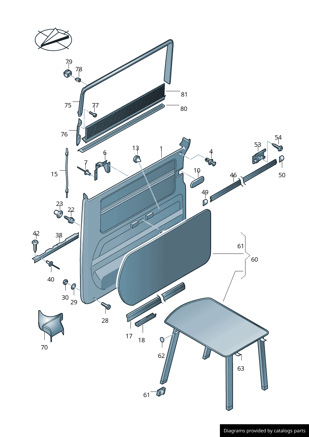 Car part diagram