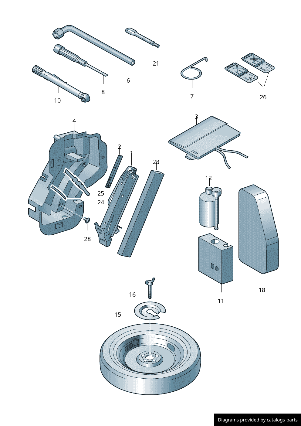 Car part diagram