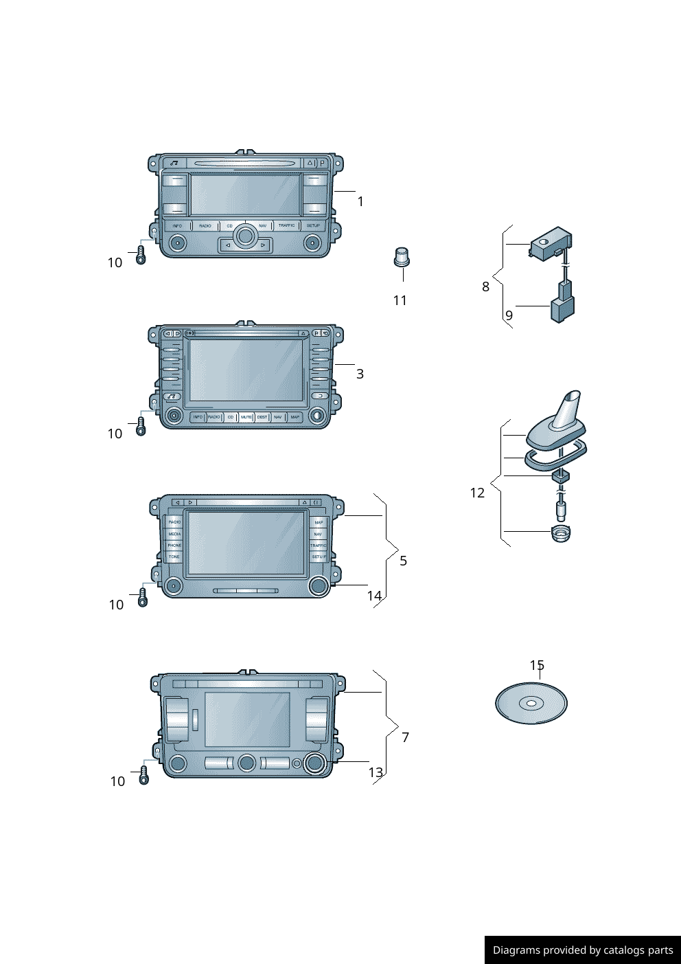 Car part diagram
