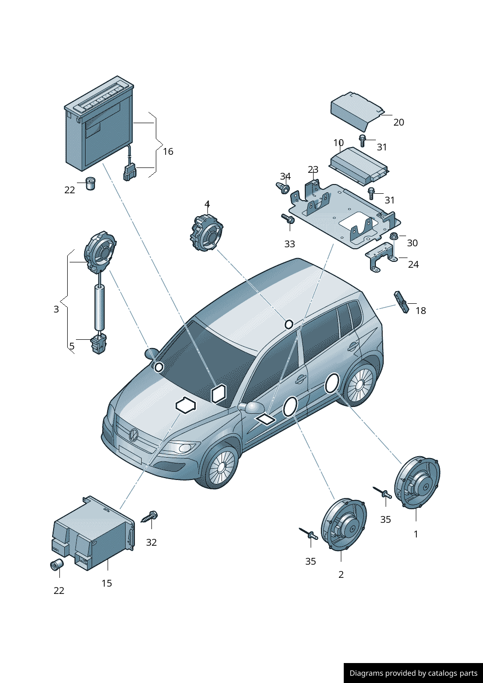 Car part diagram