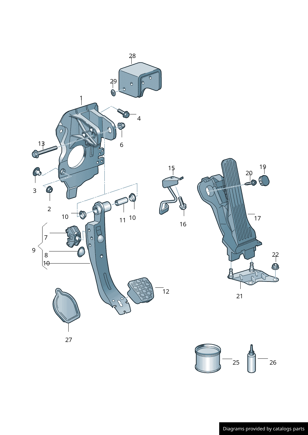 Car part diagram