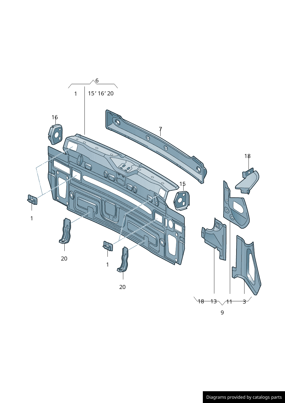 Car part diagram