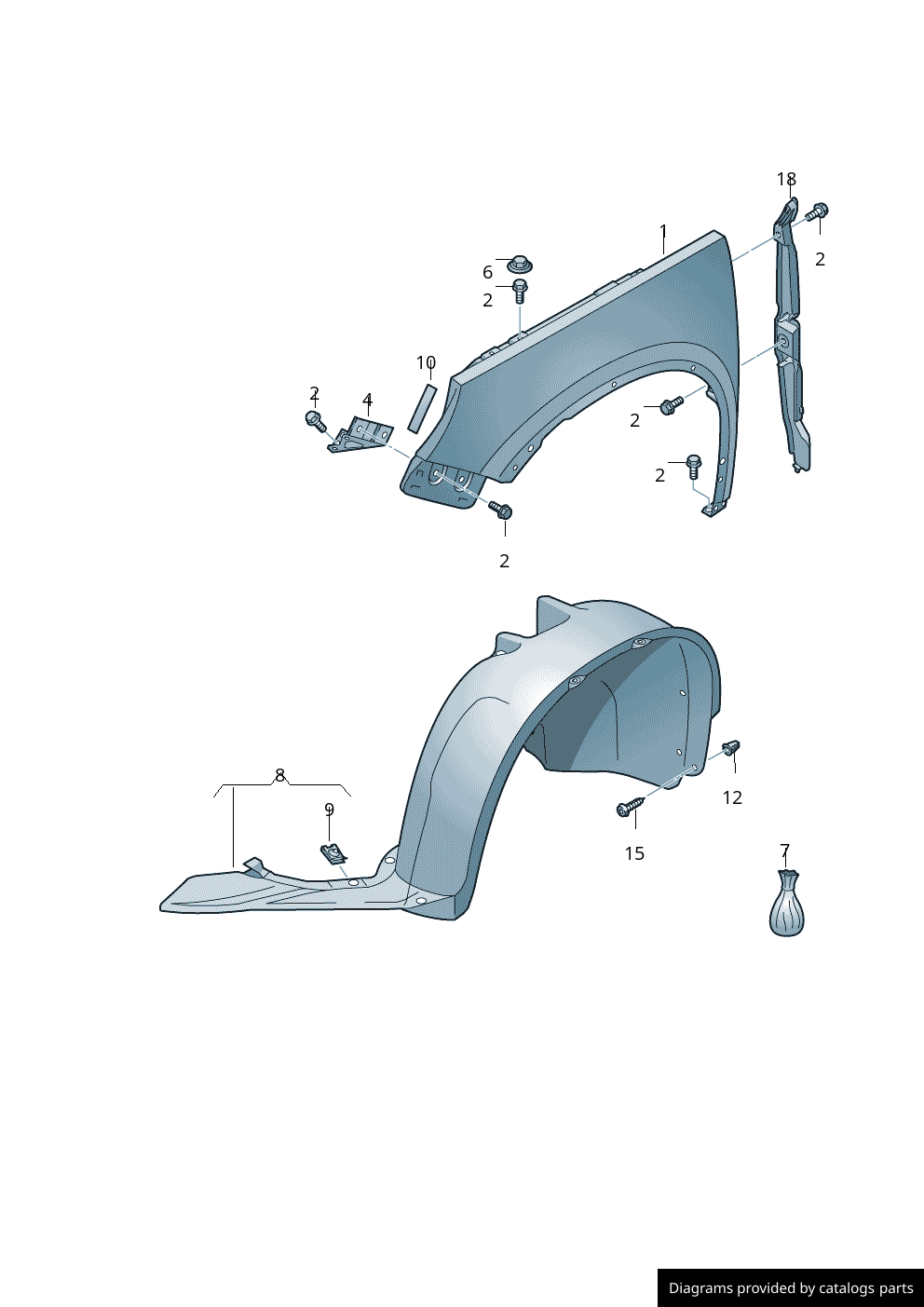 Car part diagram