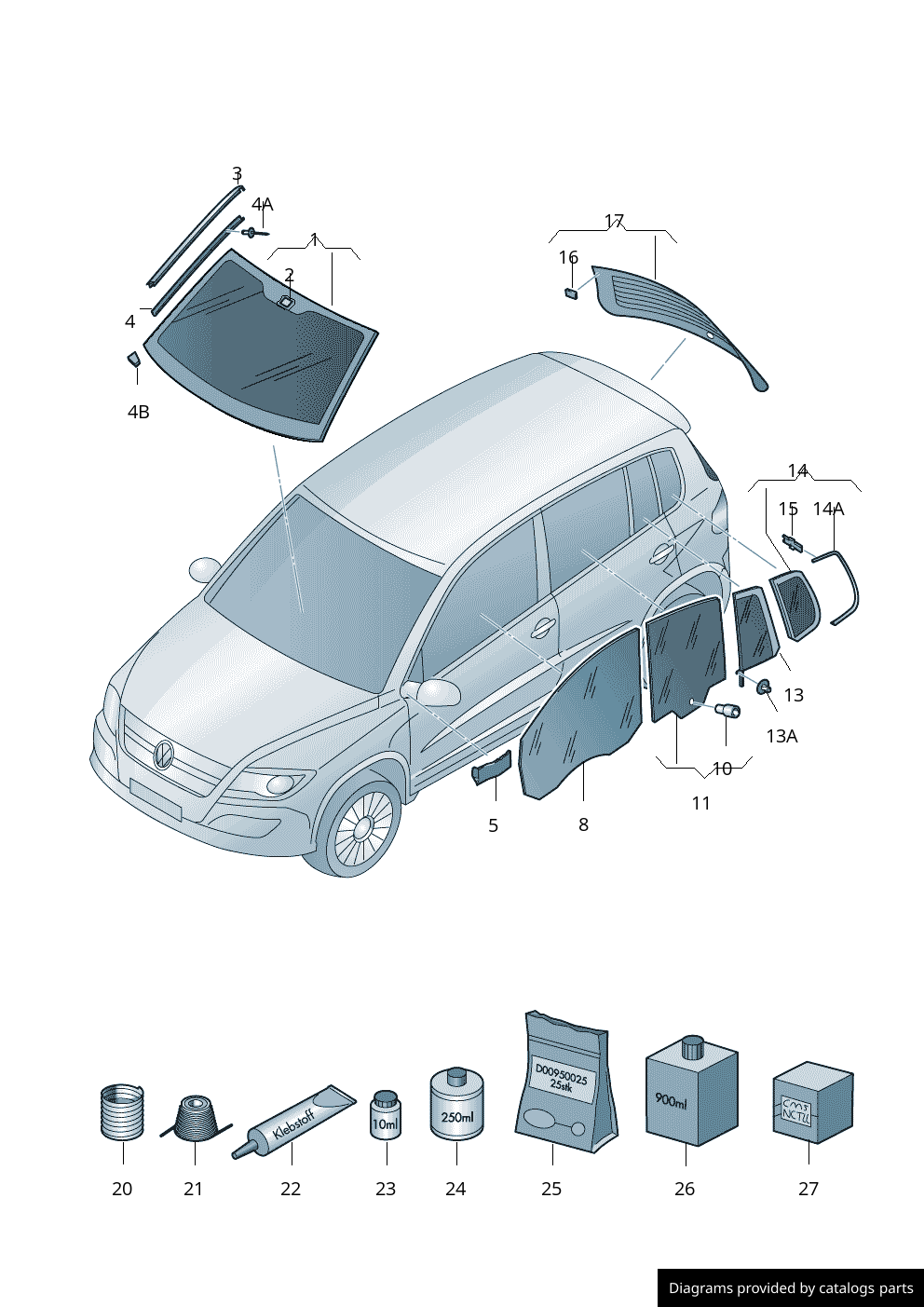 Car part diagram