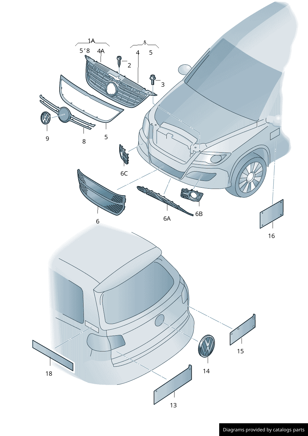 Car part diagram