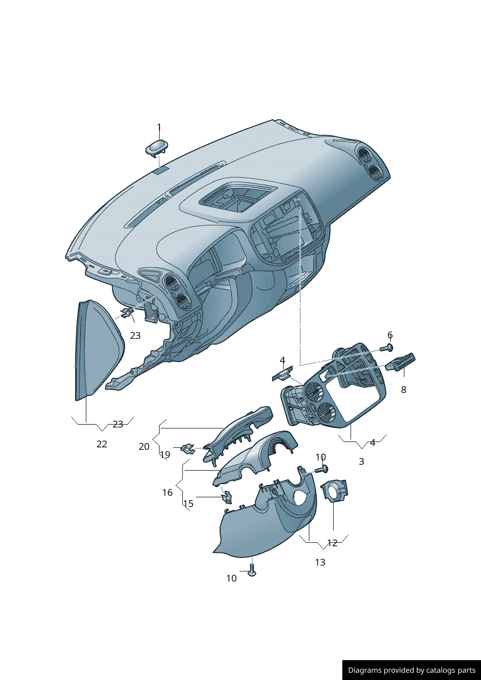 Car part diagram
