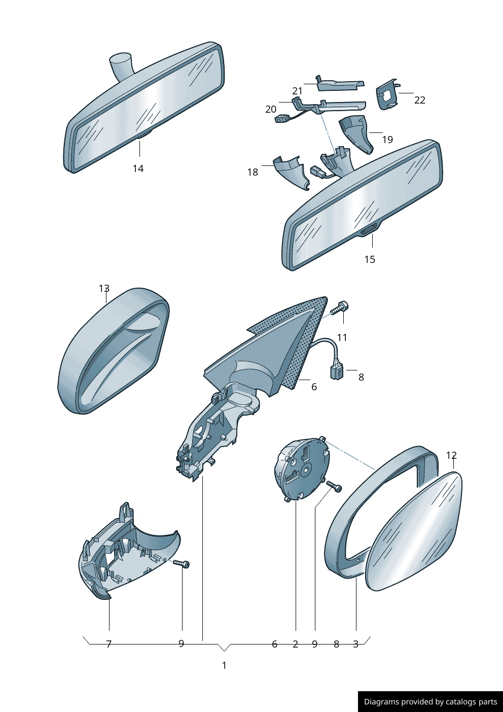 Car part diagram