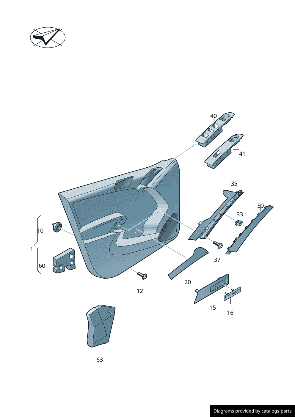 Car part diagram