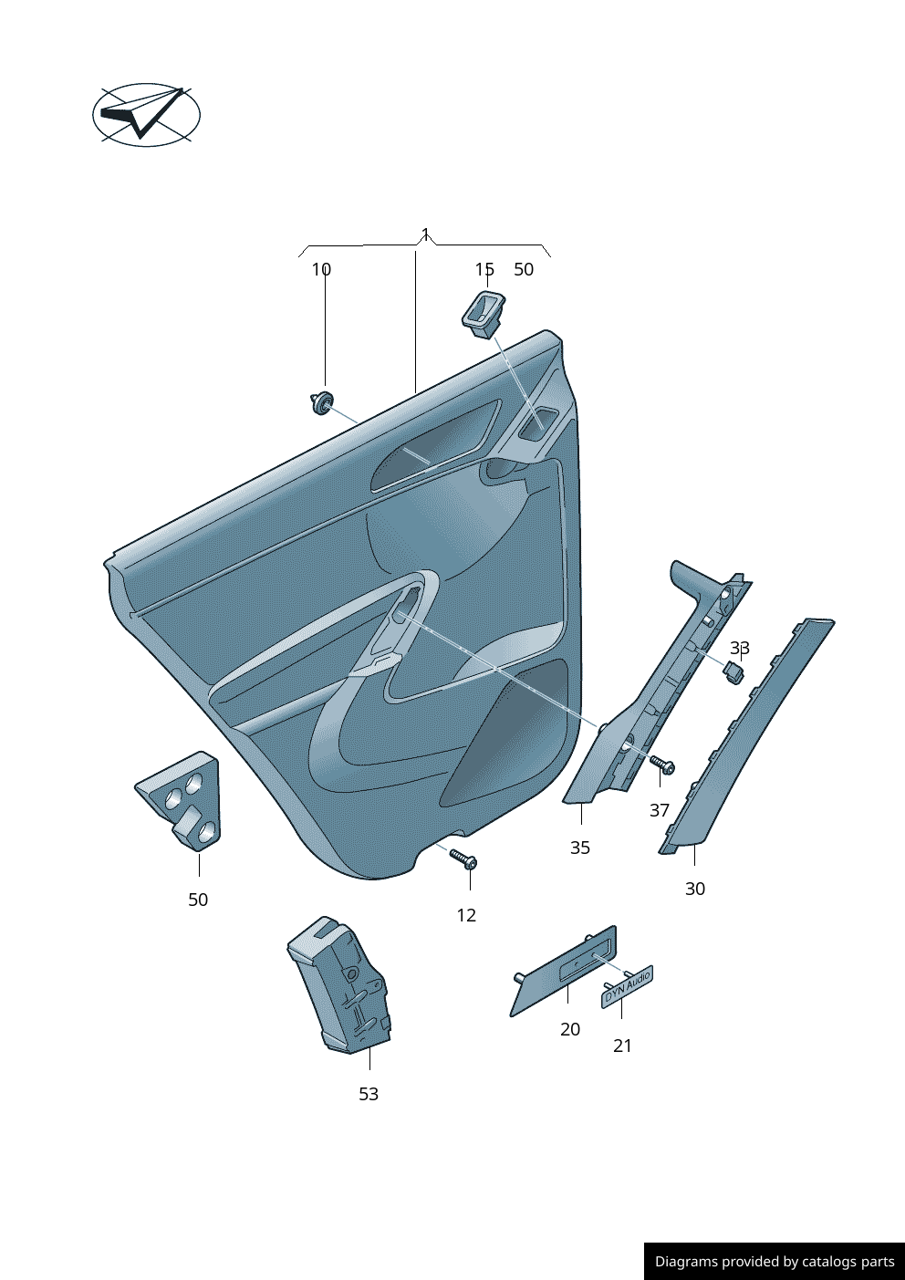 Car part diagram