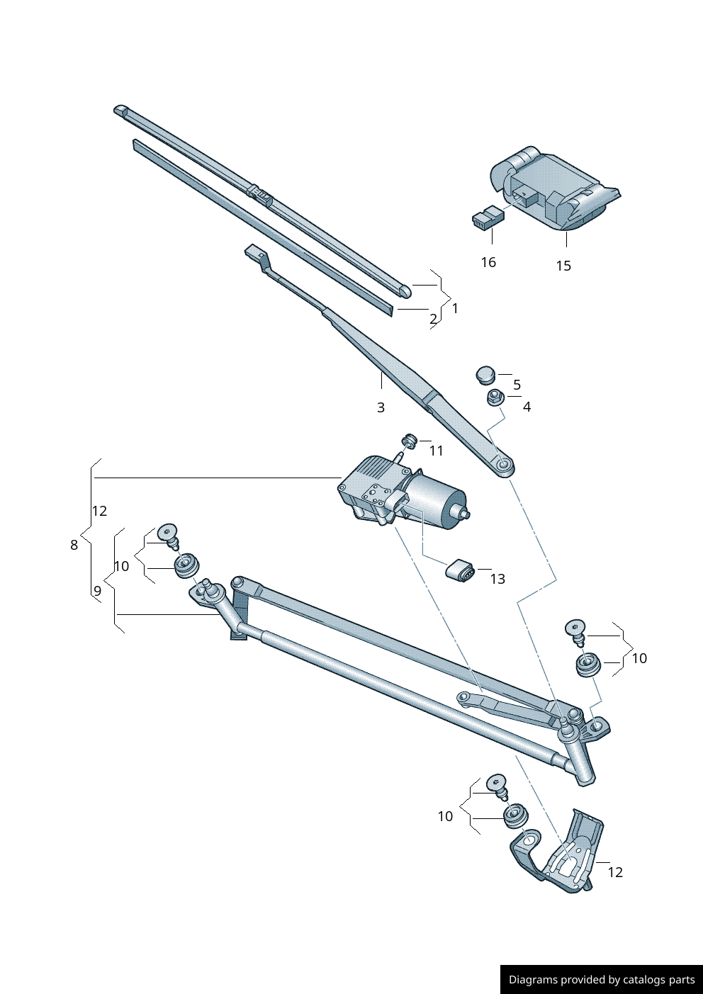 Car part diagram