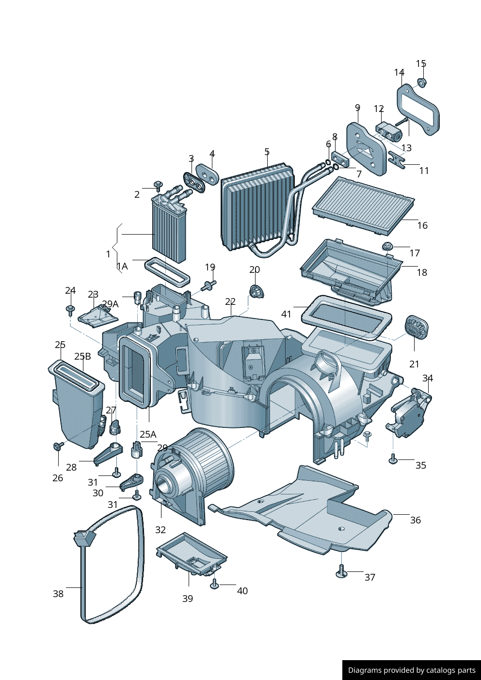 Car part diagram