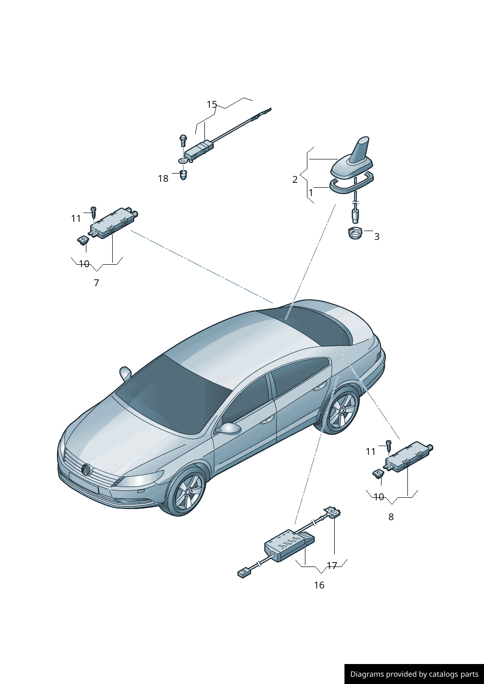 Car part diagram