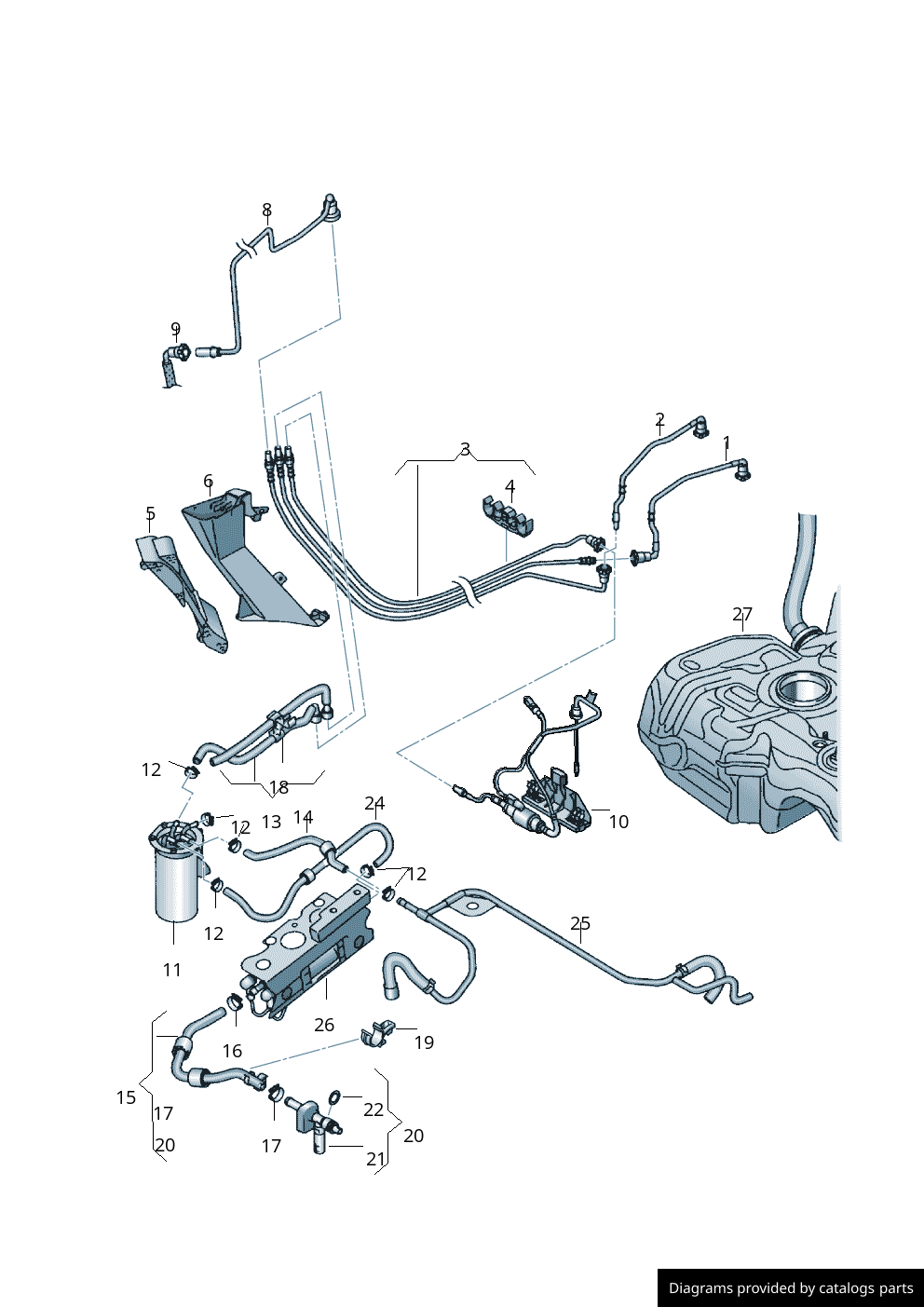 Car part diagram