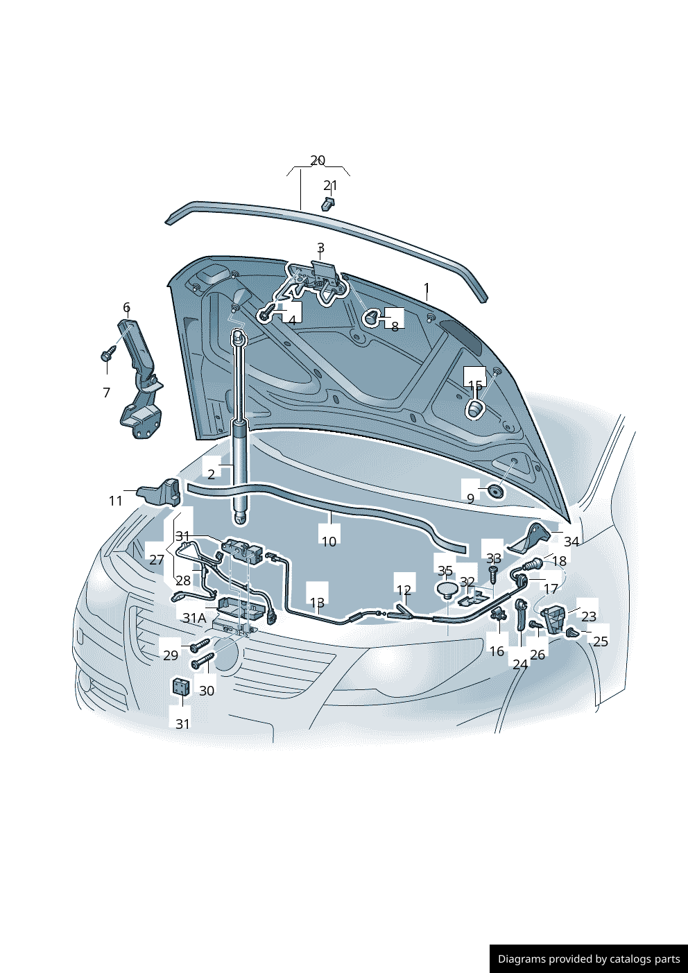 Car part diagram