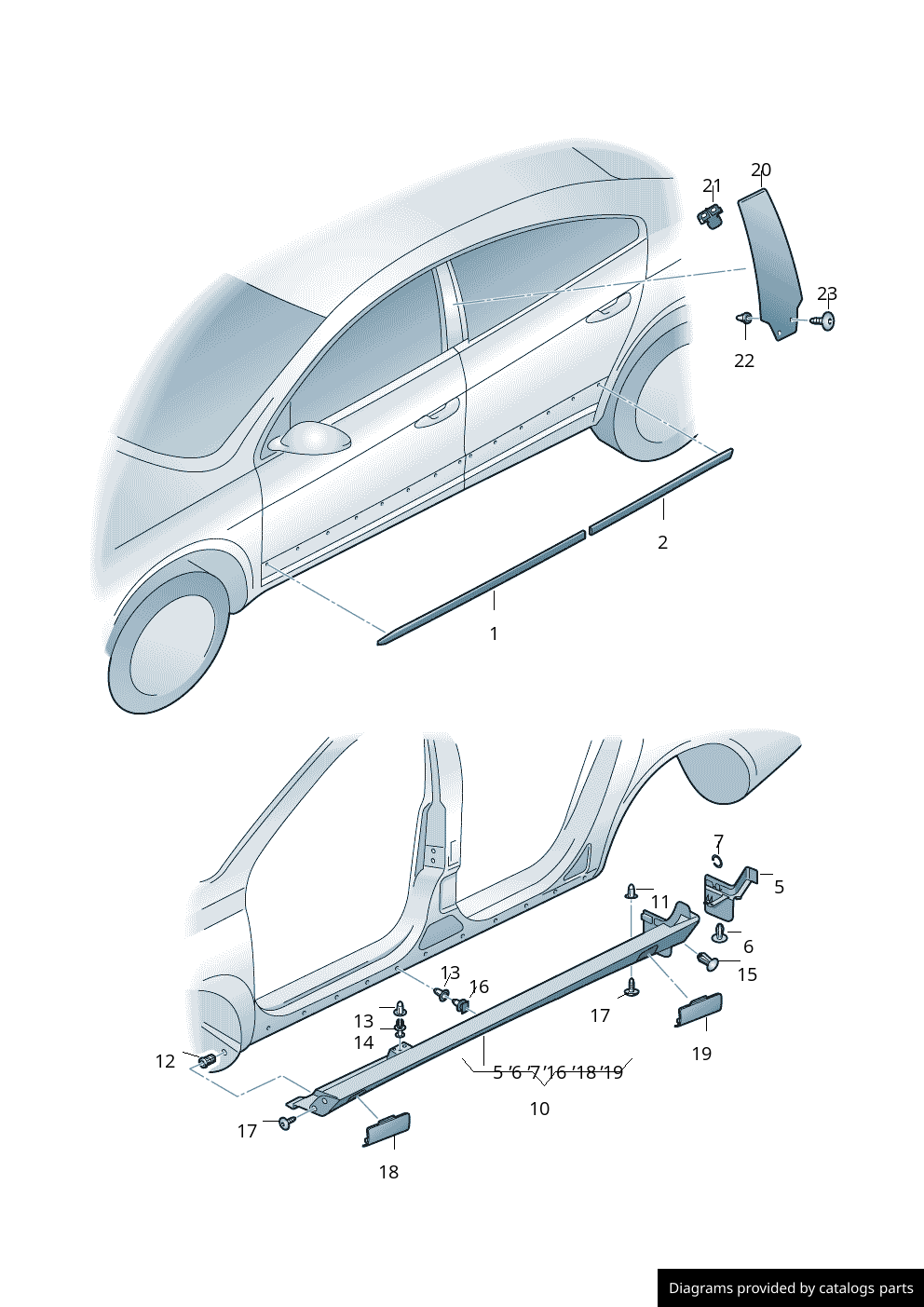 Car part diagram