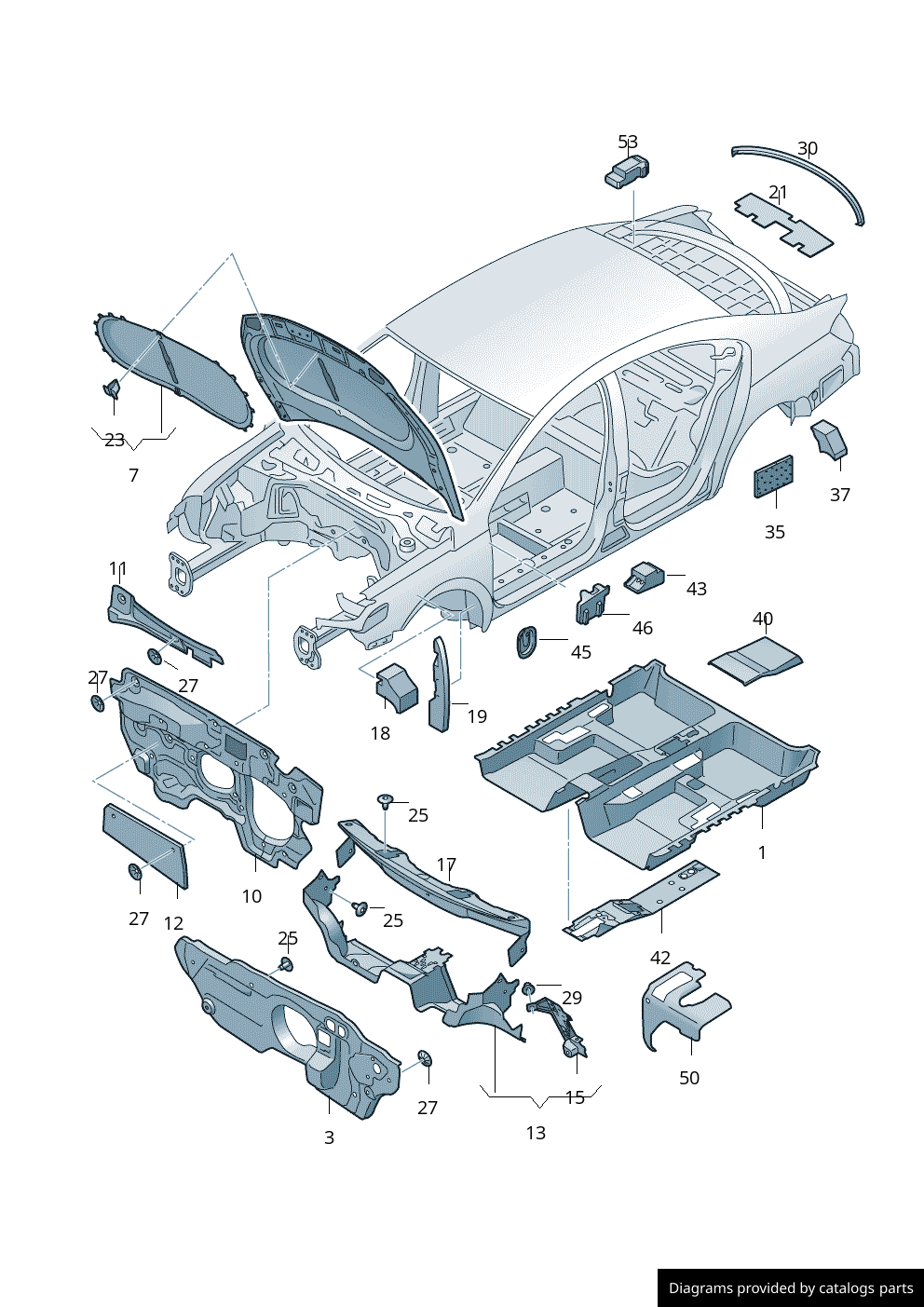 Car part diagram