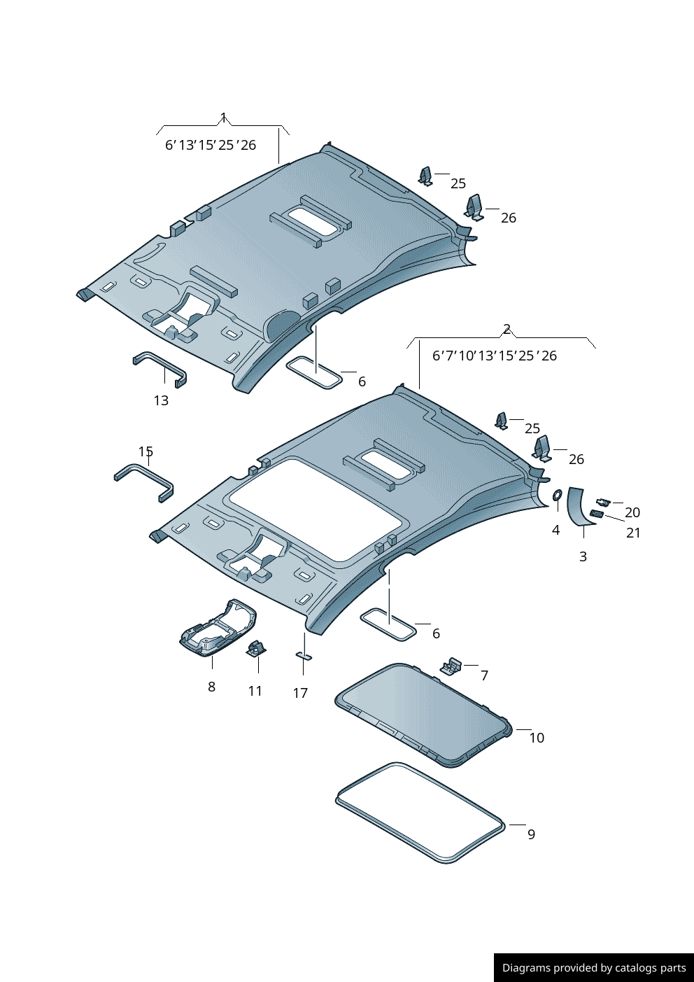Car part diagram