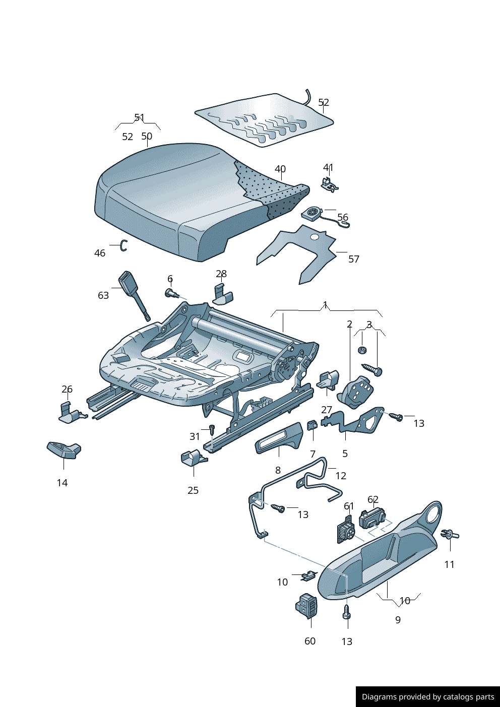 Car part diagram