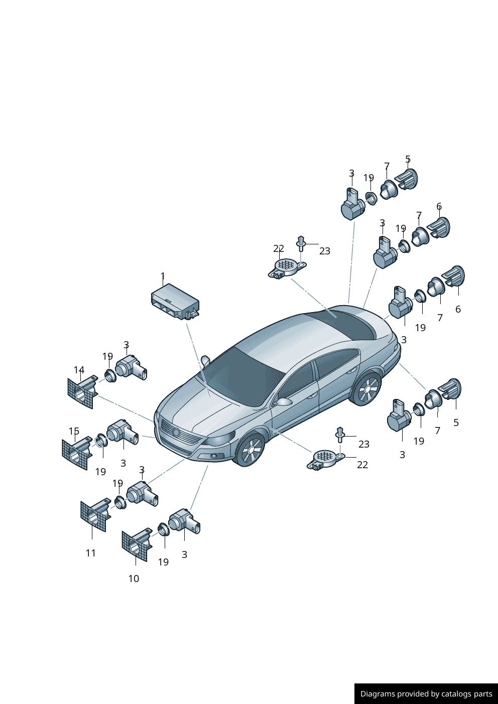 Car part diagram