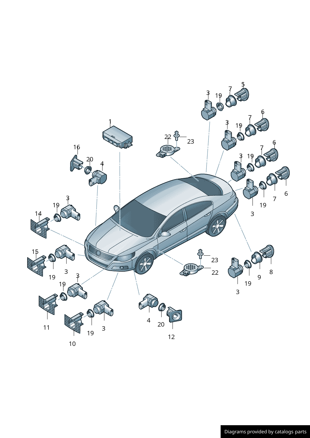 Car part diagram