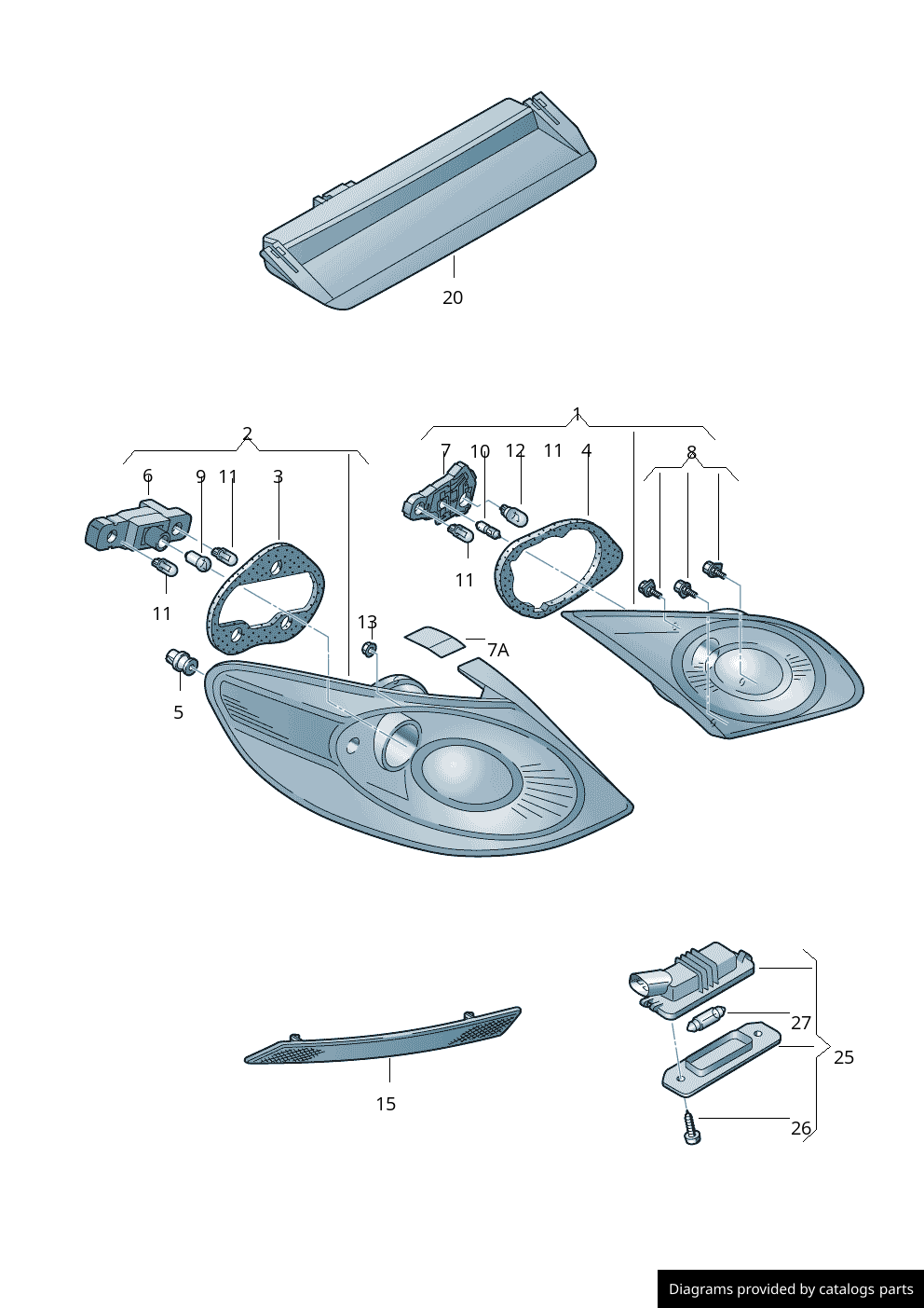 Car part diagram