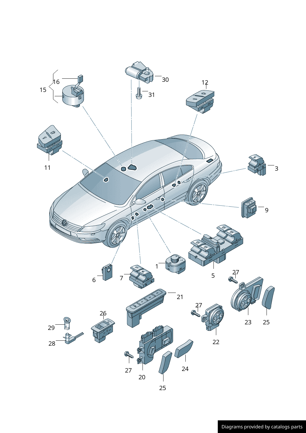 Car part diagram