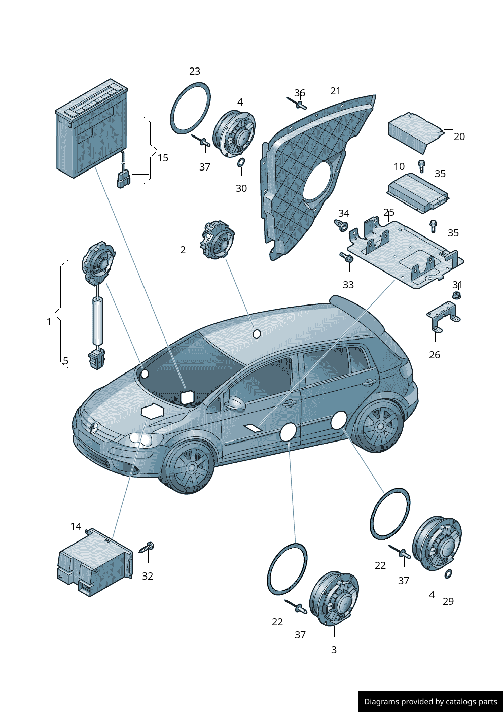 Car part diagram