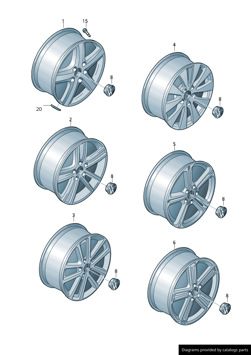 Car part diagram